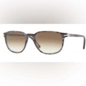 PERSOL PO 3019S Sunglasses 944/51 Blue Striped Horn